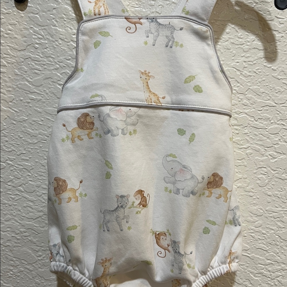 Baby Club Chic Safari Adventure Pima Cotton Bubble  Peru size 3-6M - Picture 2 of 5